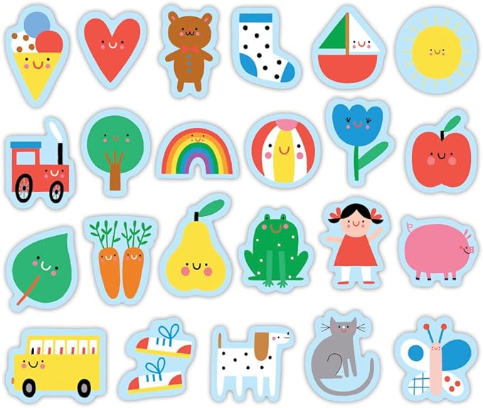 Wooden Magnetic Shapes - Baby's First Words