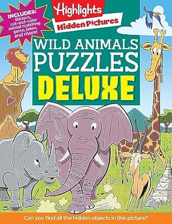 Highlights Hidden Pictures Wild Animals Deluxe