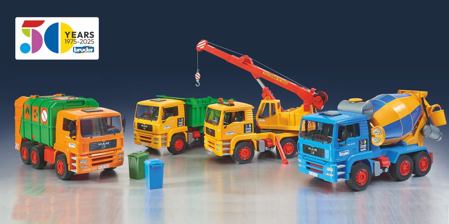 Bruder 50 Years Special Edition MAN TGA Garbage Truck