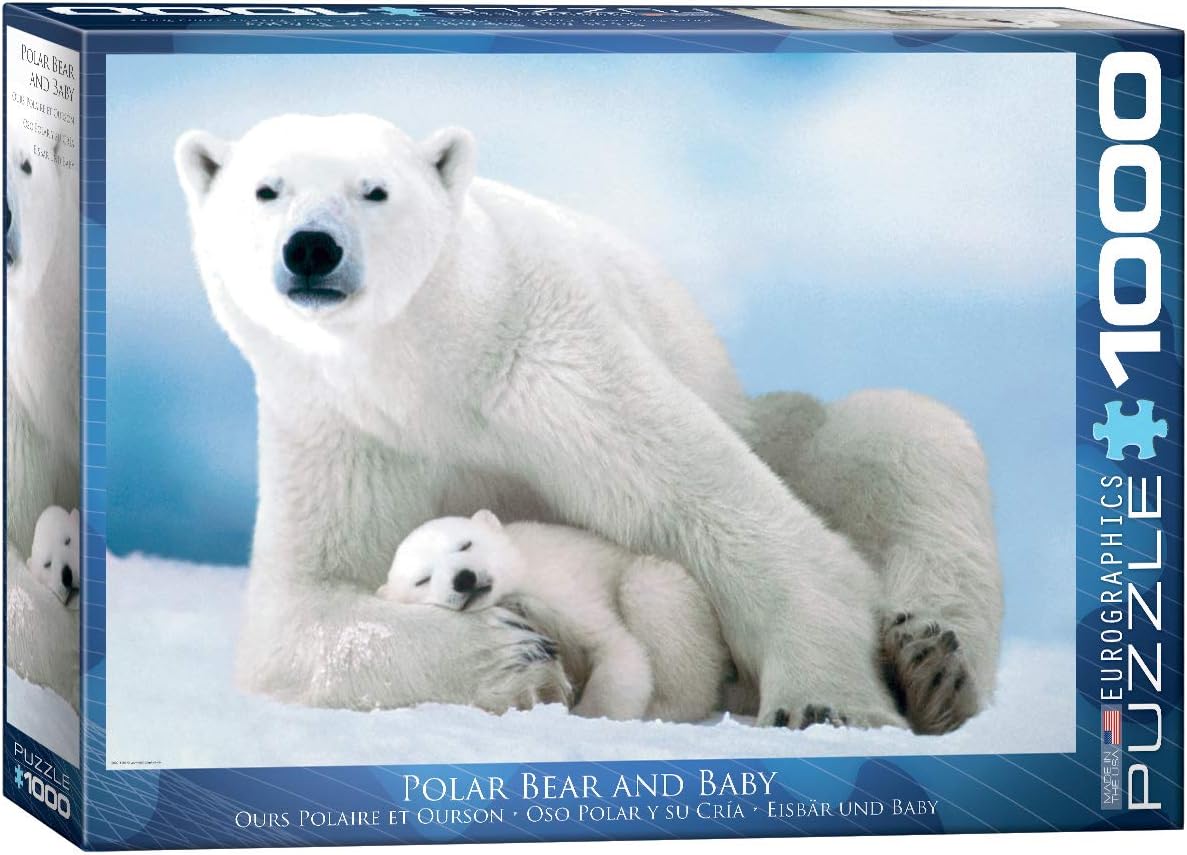 Eurographics Polar Bear & Baby 1000 Piece Puzzle