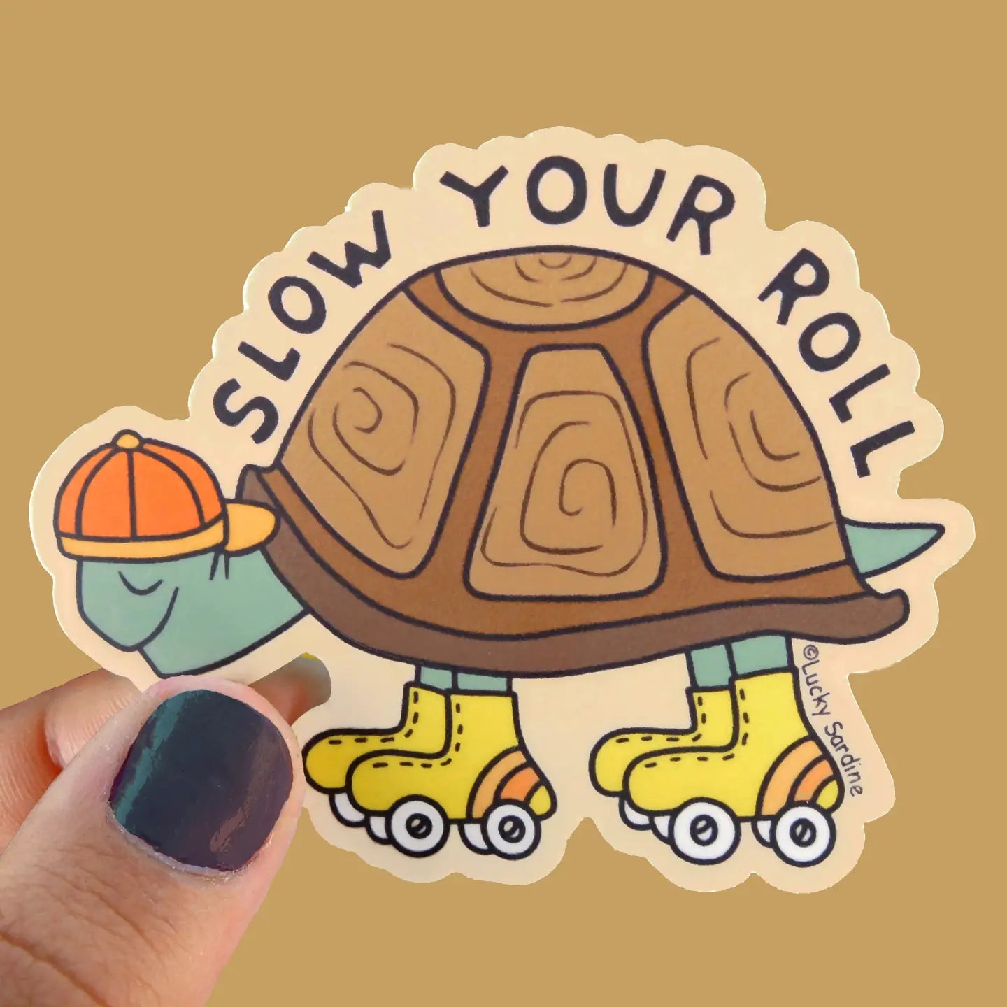 Tortoise Slow Your Roll Sticker
