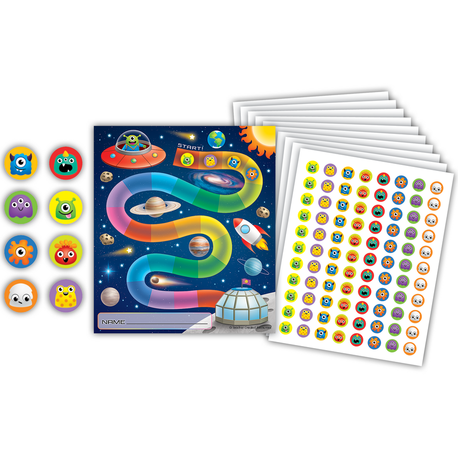 Out of This World Reward Trackers with Stickers