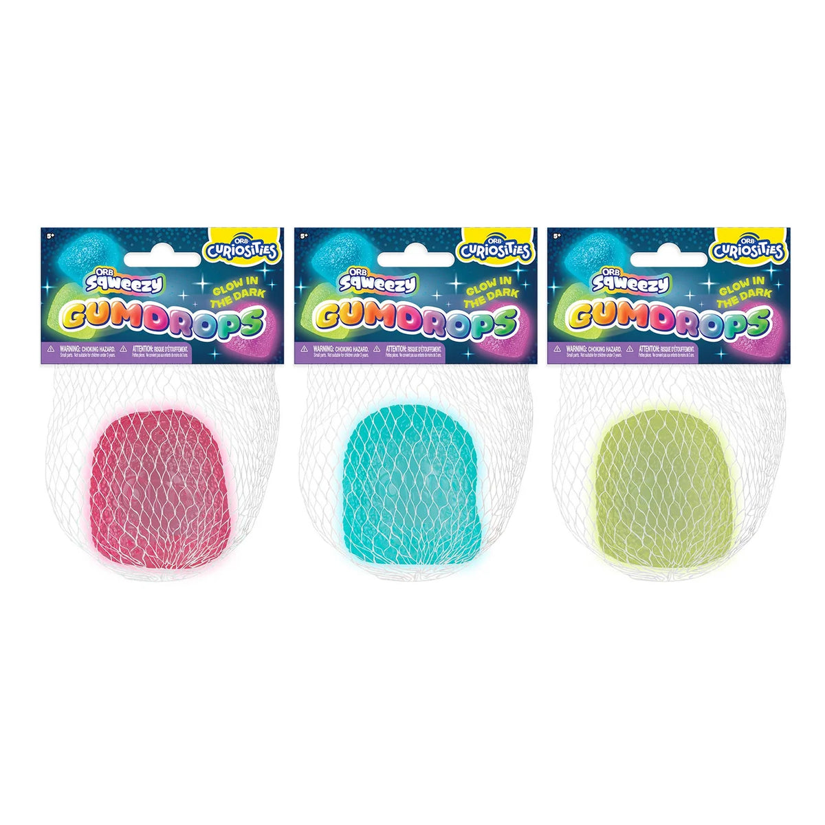 ORB Glow In The Dark Squeezy Gumdrop