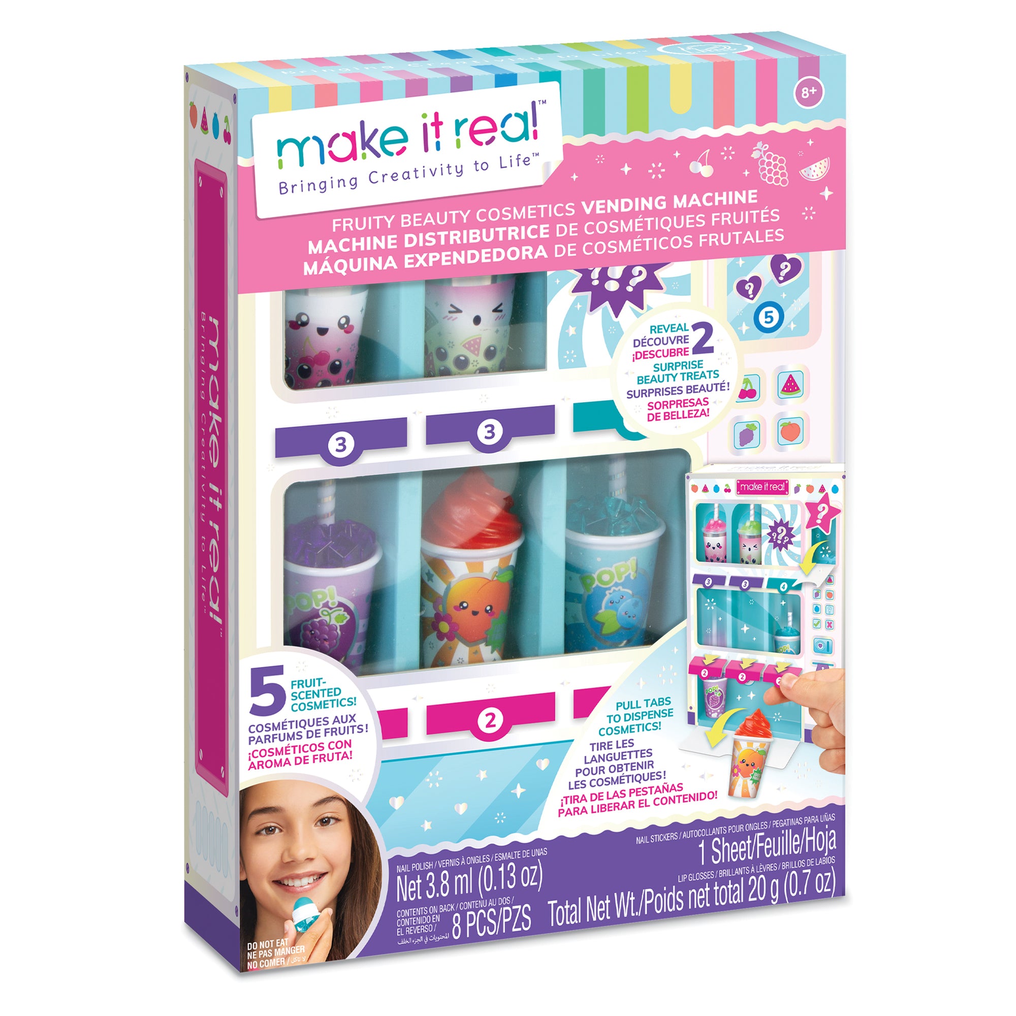 Glimmer & Glow Fruity Beauty Cosmetics Vending Machine