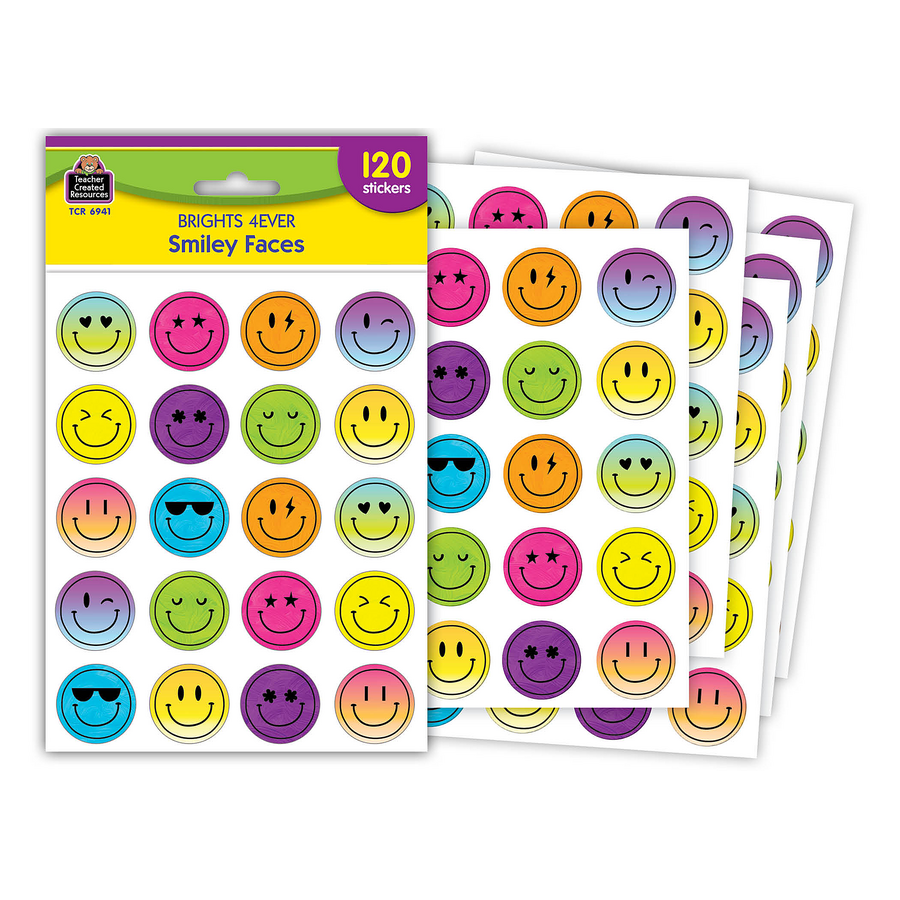 Brights 4Ever Smiley Faces Stickers