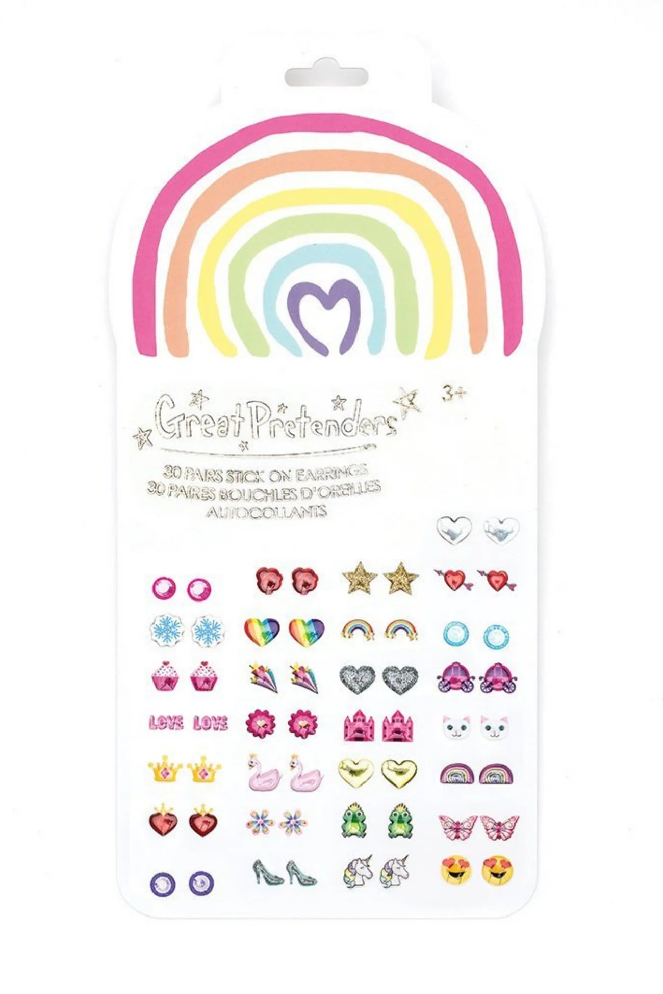 Rainbow Love Stickers Earrings