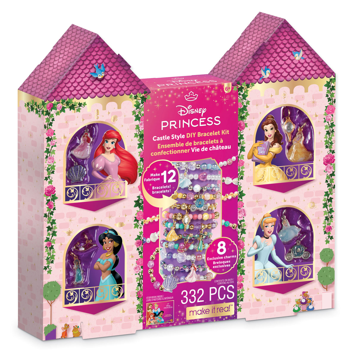 Disney Princess Castle Style DIY Bracelet Kit