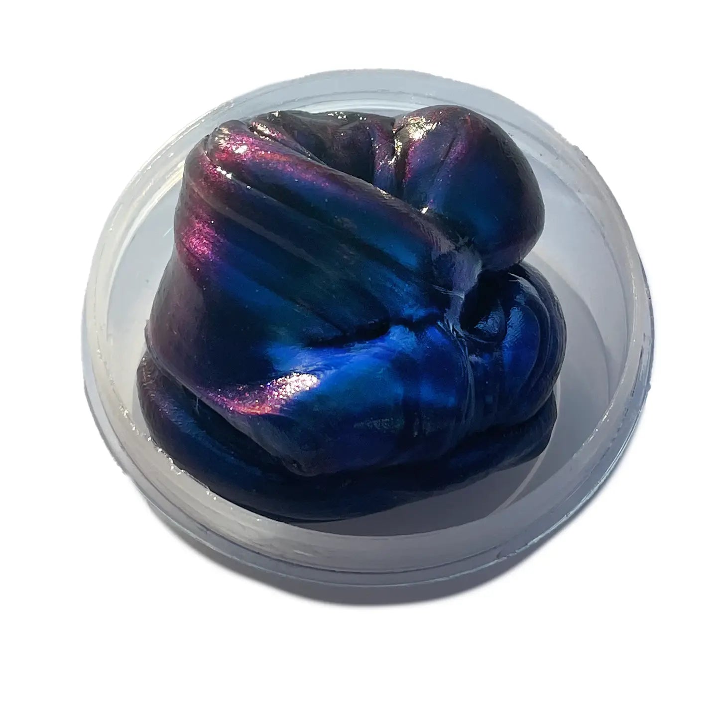 Large Gootonium: Dark Blue Prismatic Nebula Putty - 50gm