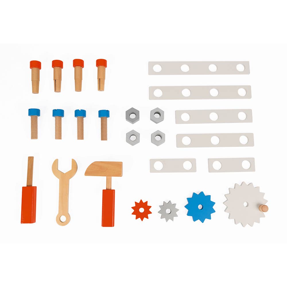 Magnetic Wooden Tool Trolley & Walker