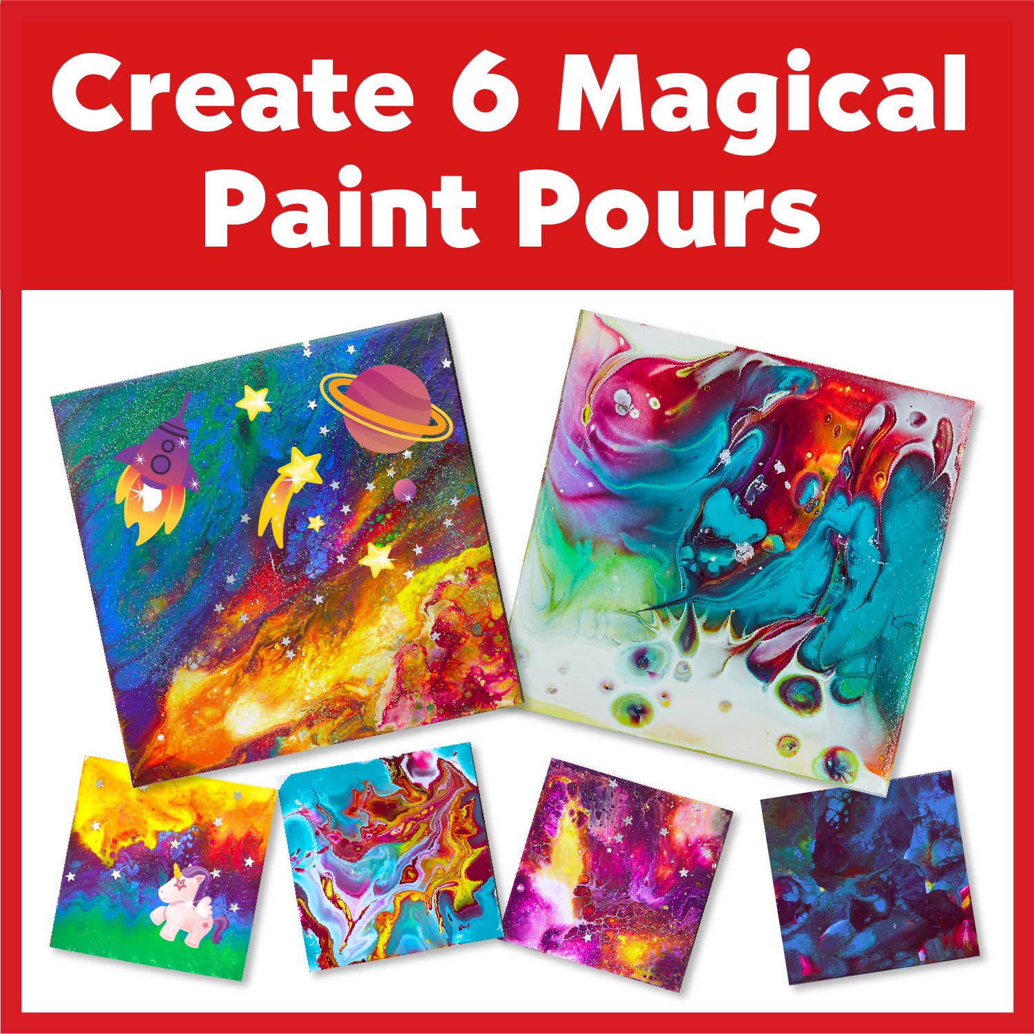 Do Art Paint Pour Studio Art Kit for Kids