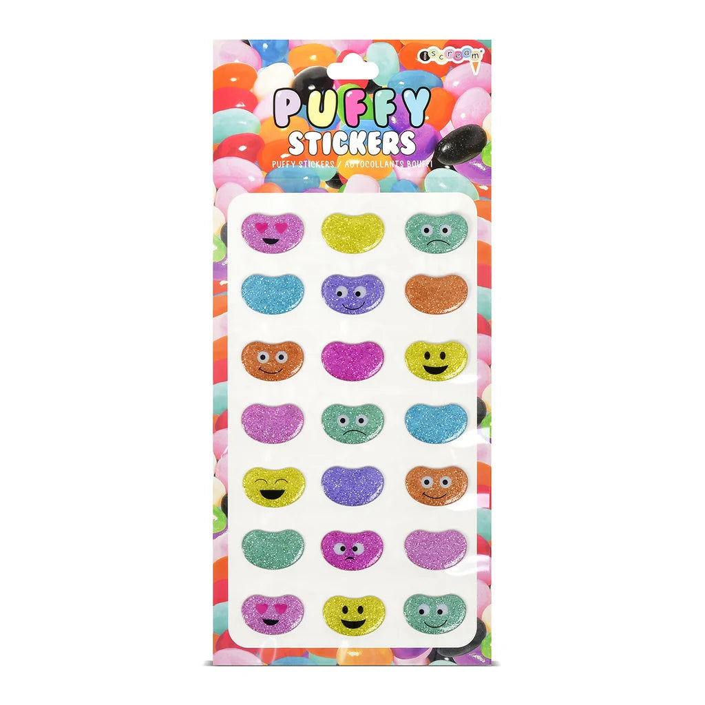Jelly Beans Puffy Stickers