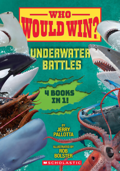 Underwater Battles - Who Would Win? 4-in-1 Books