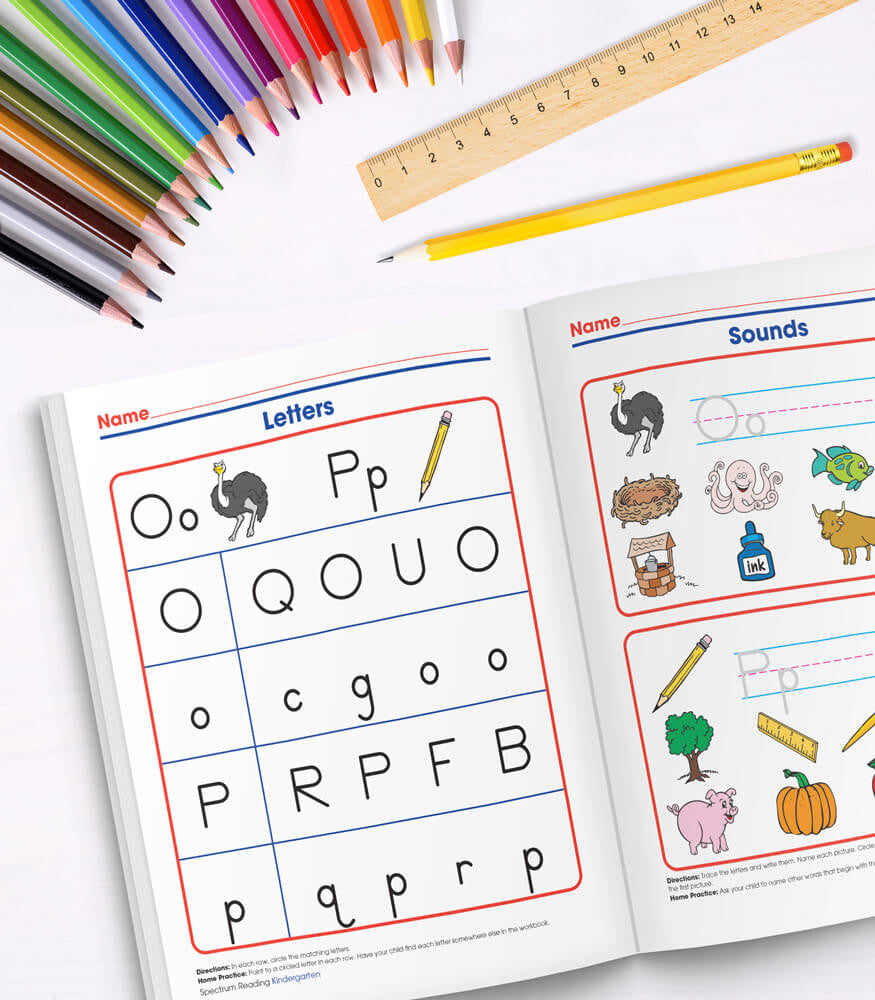 Spectrum Reading Workbook Grade Kindergarten