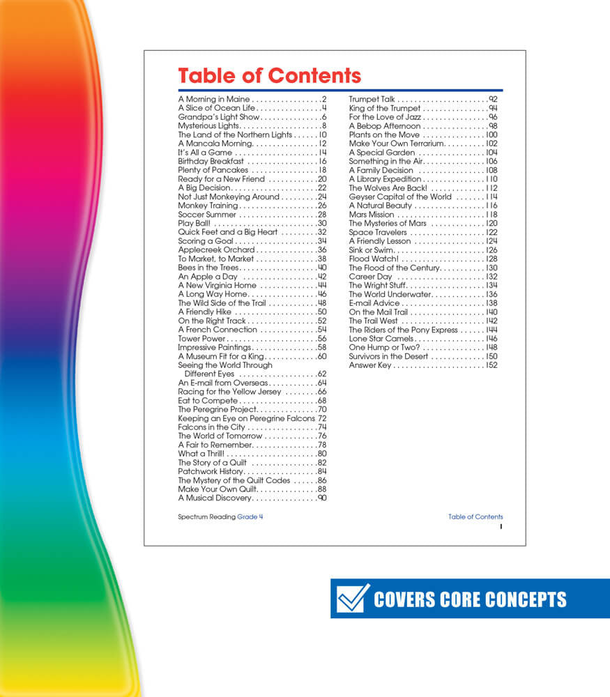 Spectrum Reading Workbook Grade 4 Paperback