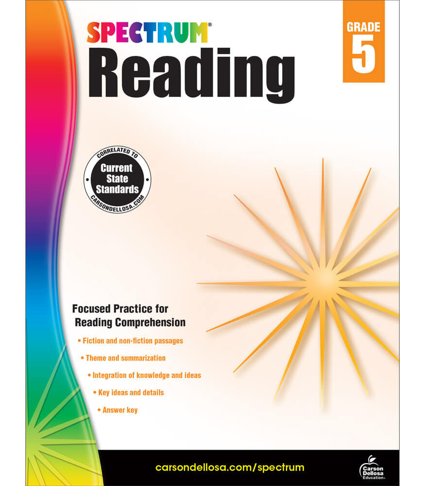 Spectrum Reading Workbook Grade 5 Paperback