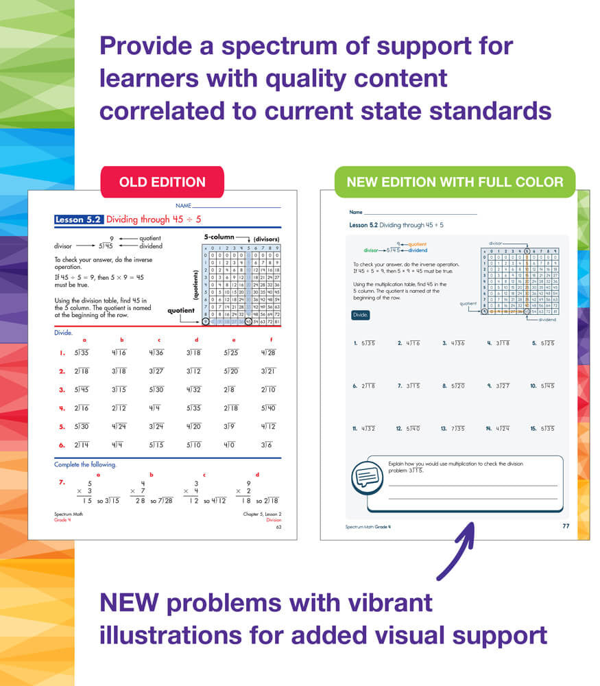 Spectrum Math Workbook Grade 4