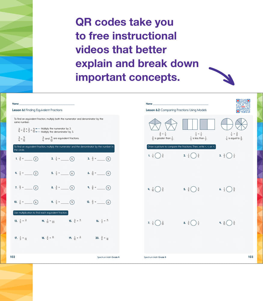 Spectrum Math Workbook Grade 4