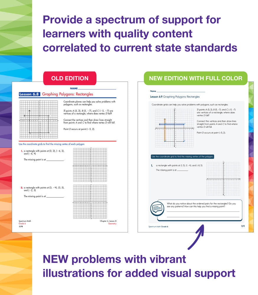 Spectrum Math Workbook Grade 6