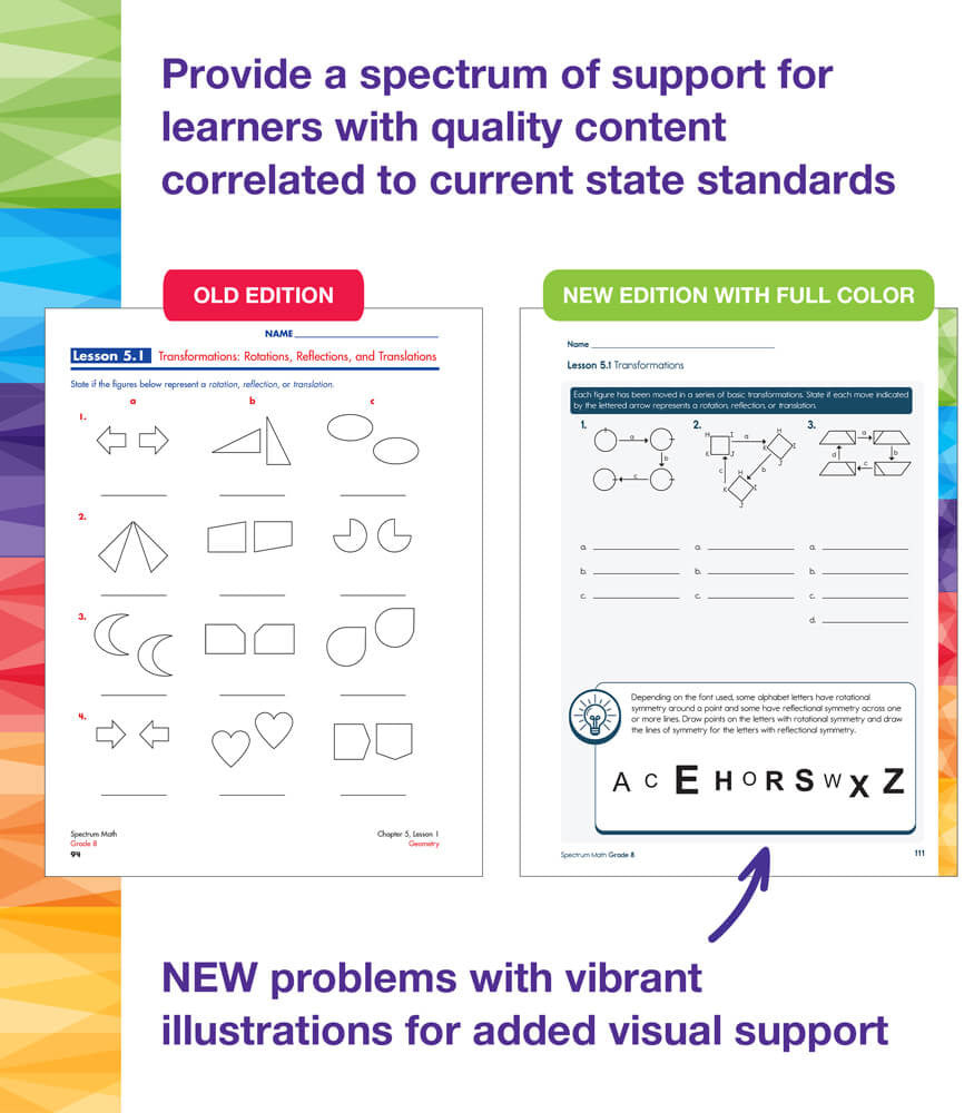 Spectrum Math Workbook Grade 8