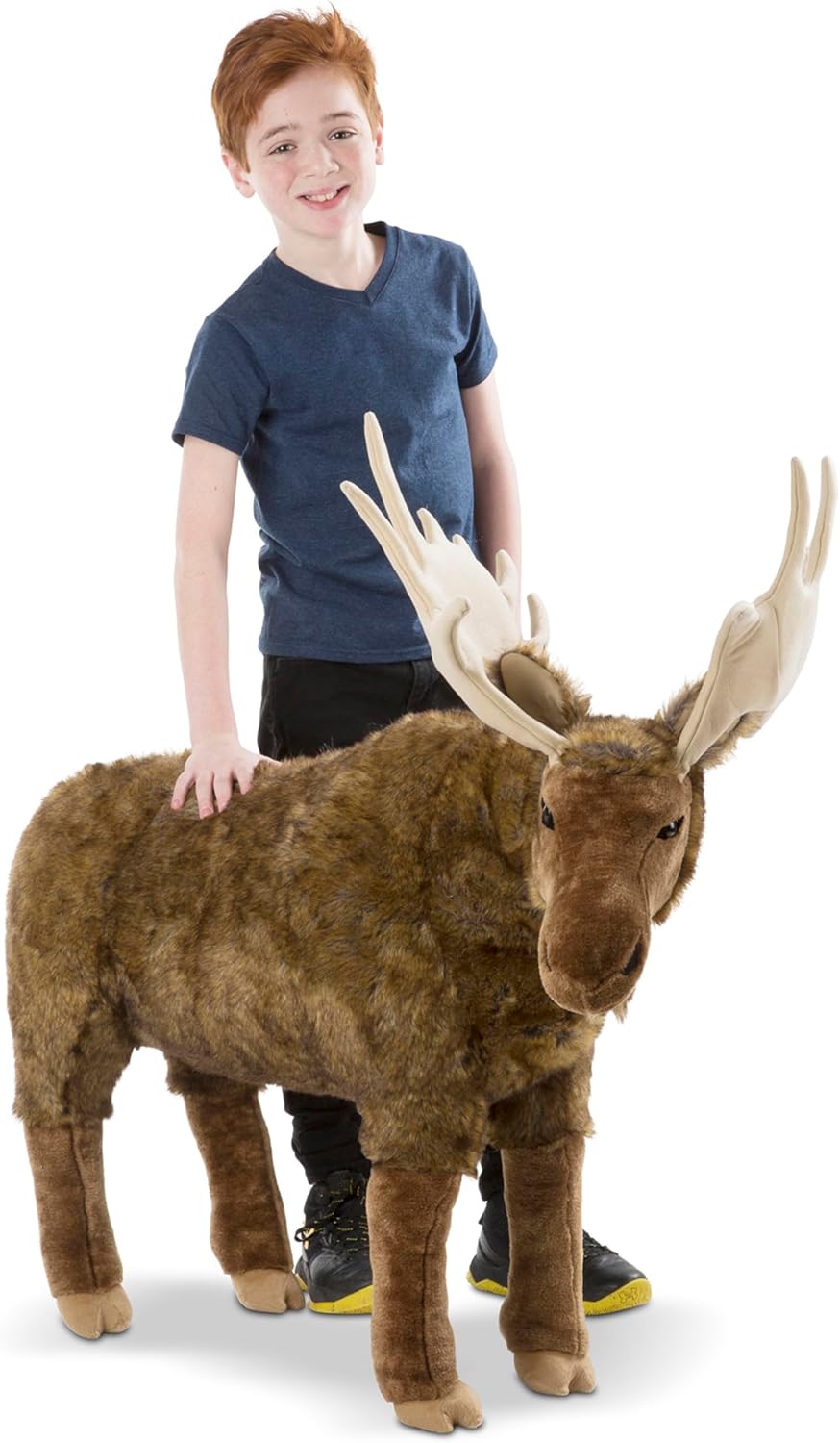 Melissa & Doug Lifelike Plush Moose