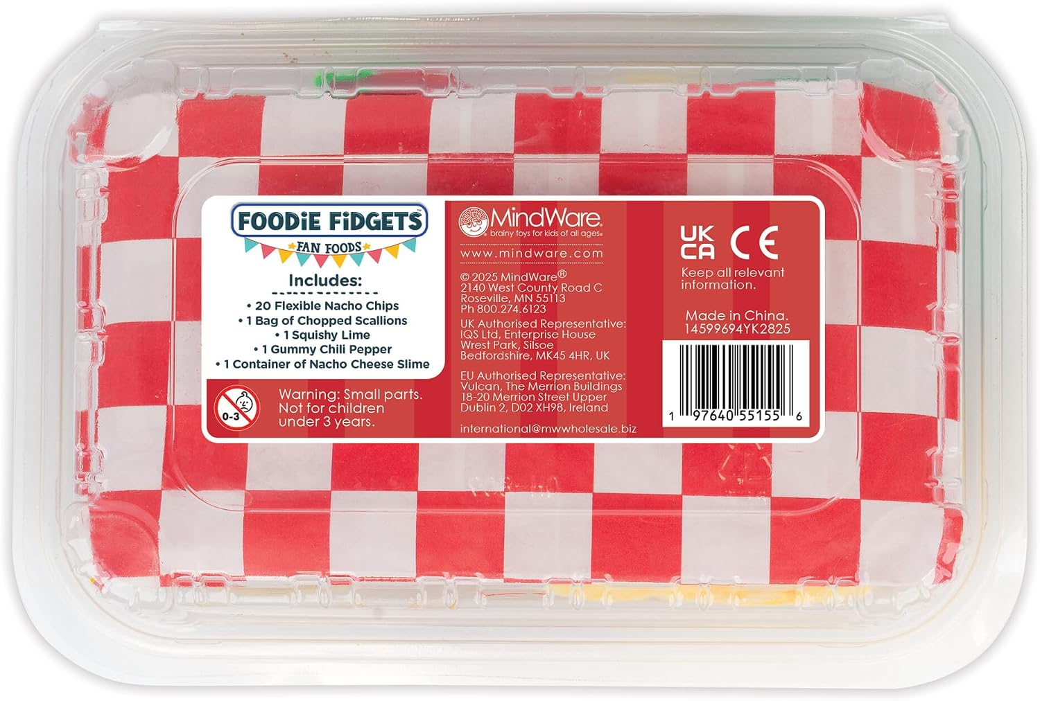 Foodie Fidgets Fan Foods Nachos