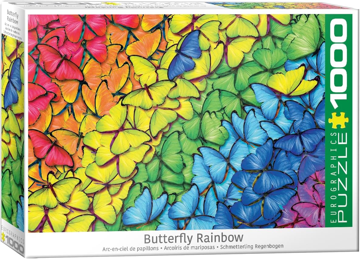 Eurographics Butterfly Rainbow 1000 Piece Puzzle