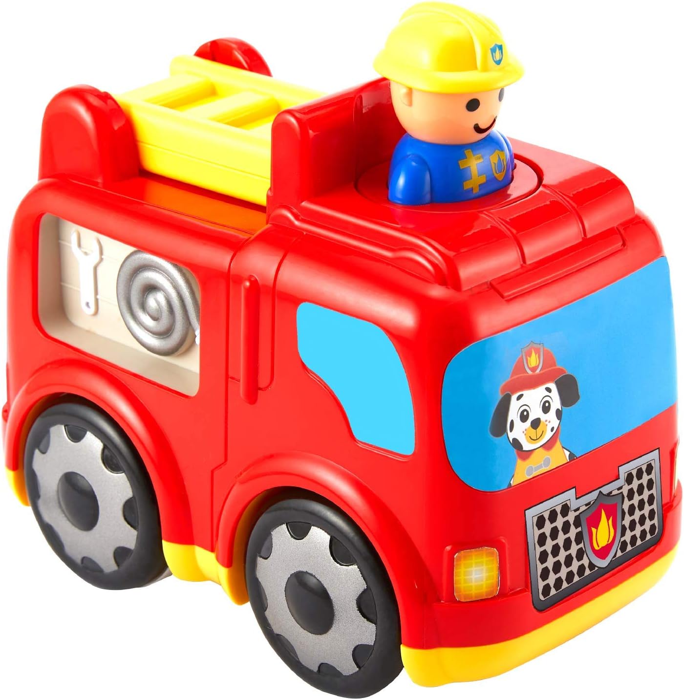 Kidoozie Press 'N Zoom Fire Engine
