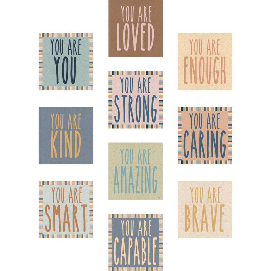 Everyone is Welcome Positive Affirmations Accents