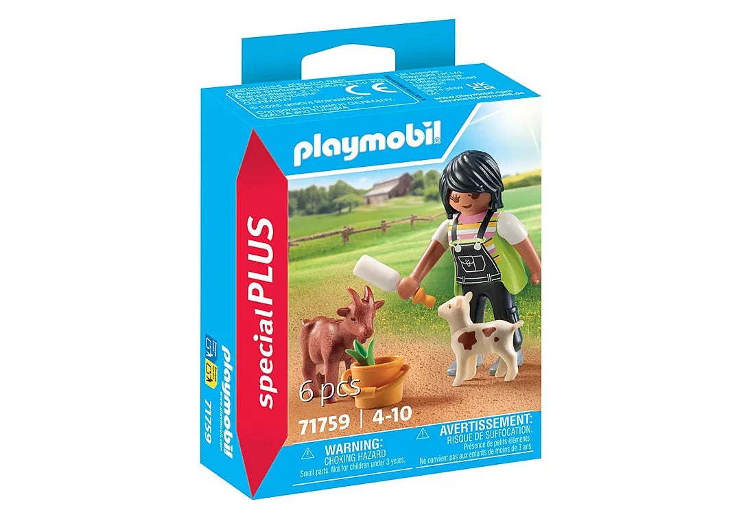 Playmobil Woman with Goats