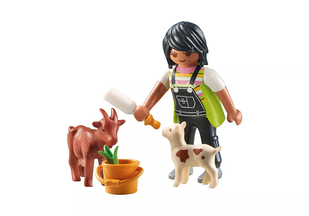 Playmobil Woman with Goats