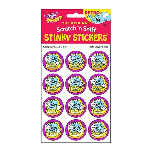 Retro Stinky Stickers - Data/Computer