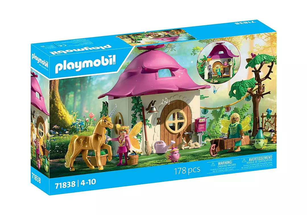 Playmobil Cozy Fairy Home with Golden Unicorn
