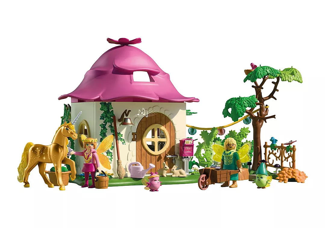 Playmobil Cozy Fairy Home with Golden Unicorn