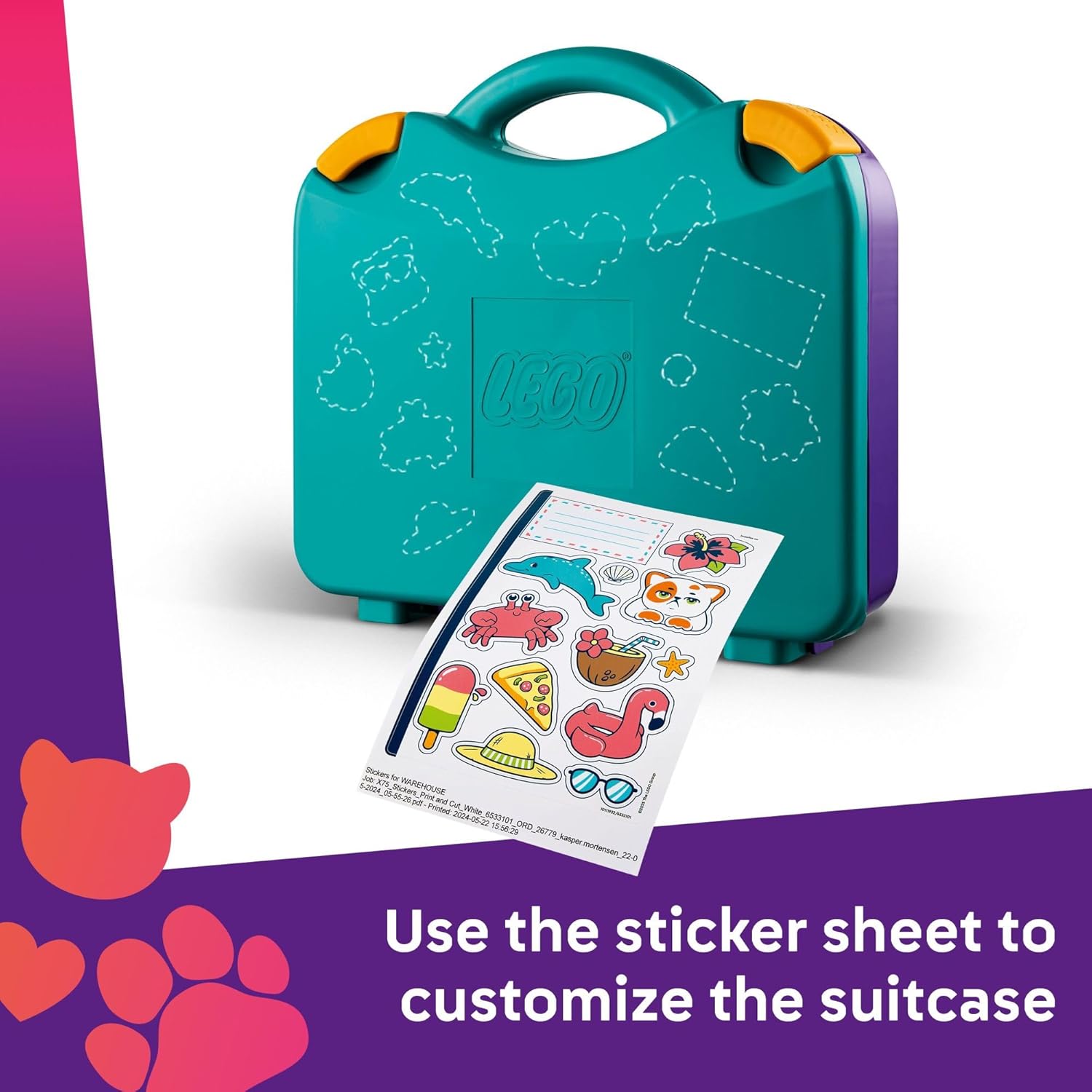 LEGO Friends Creative Beach and Travel Suitcase