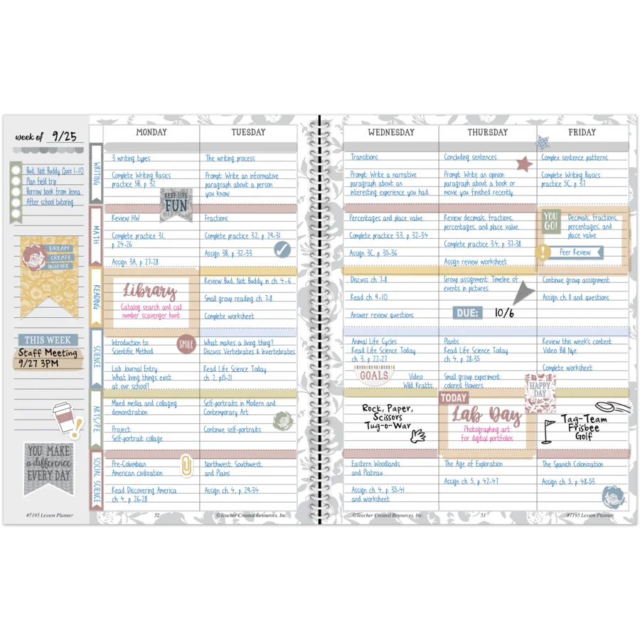 Classroom Cottage Lesson Planner