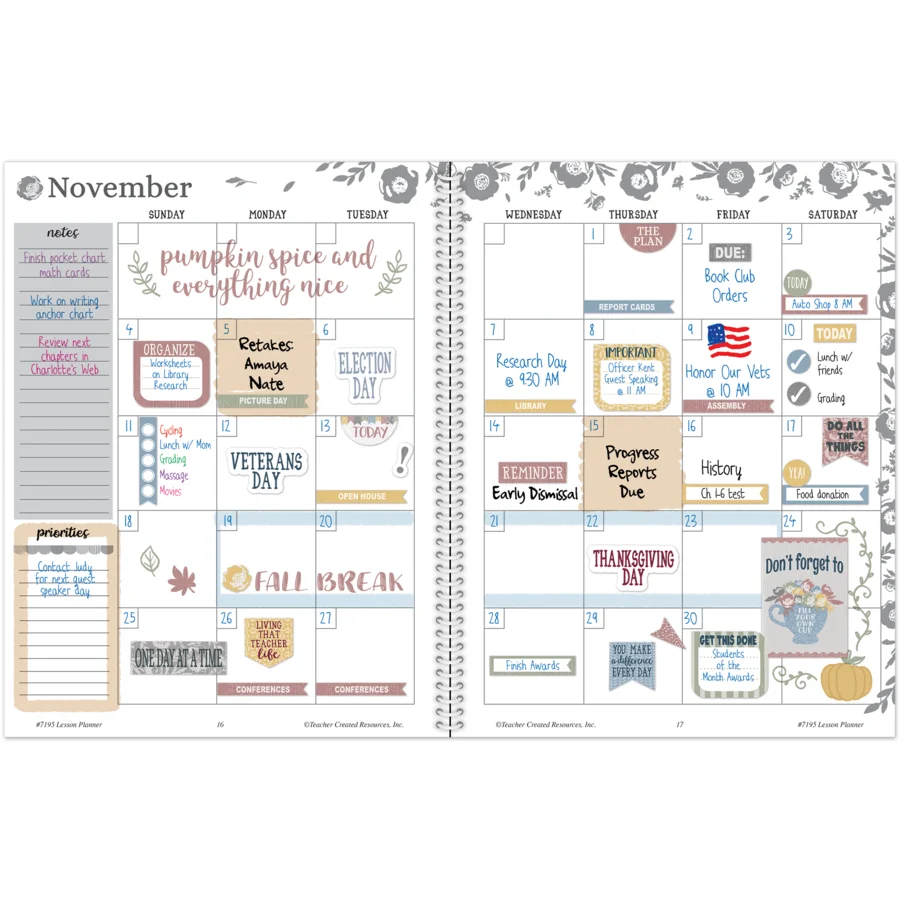 Classroom Cottage Lesson Planner