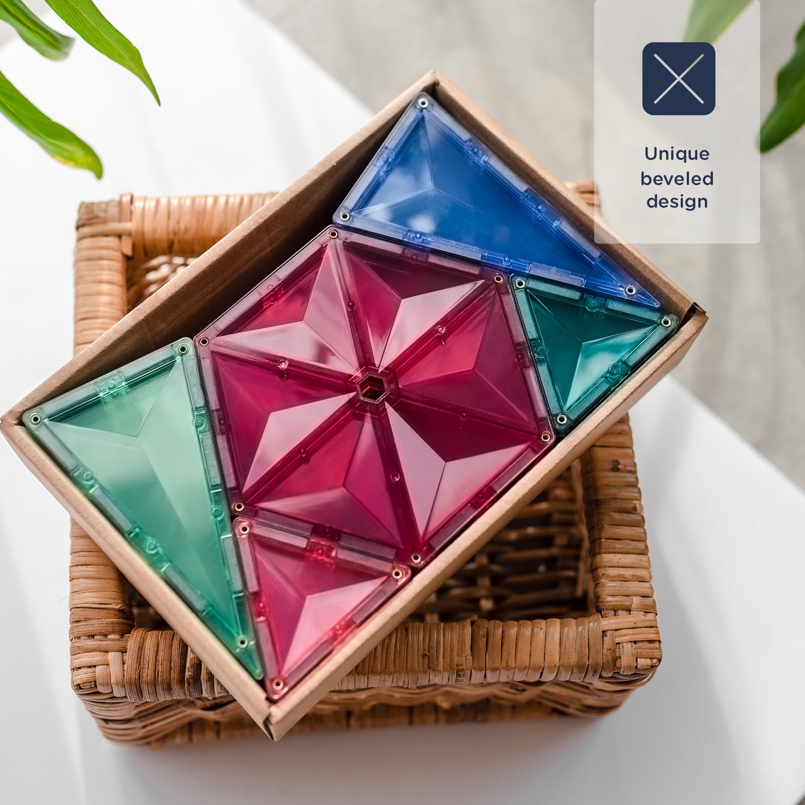 Connetix Pastel Geometry Pack - 40 Pc