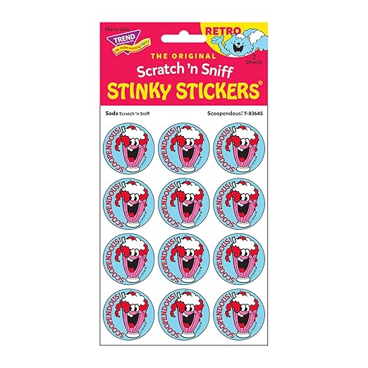 Retro Stinky Stickers - Scoopendous/Soda