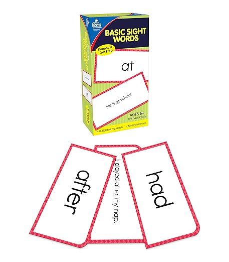 Carson Dellosa Sight Words Flash Cards
