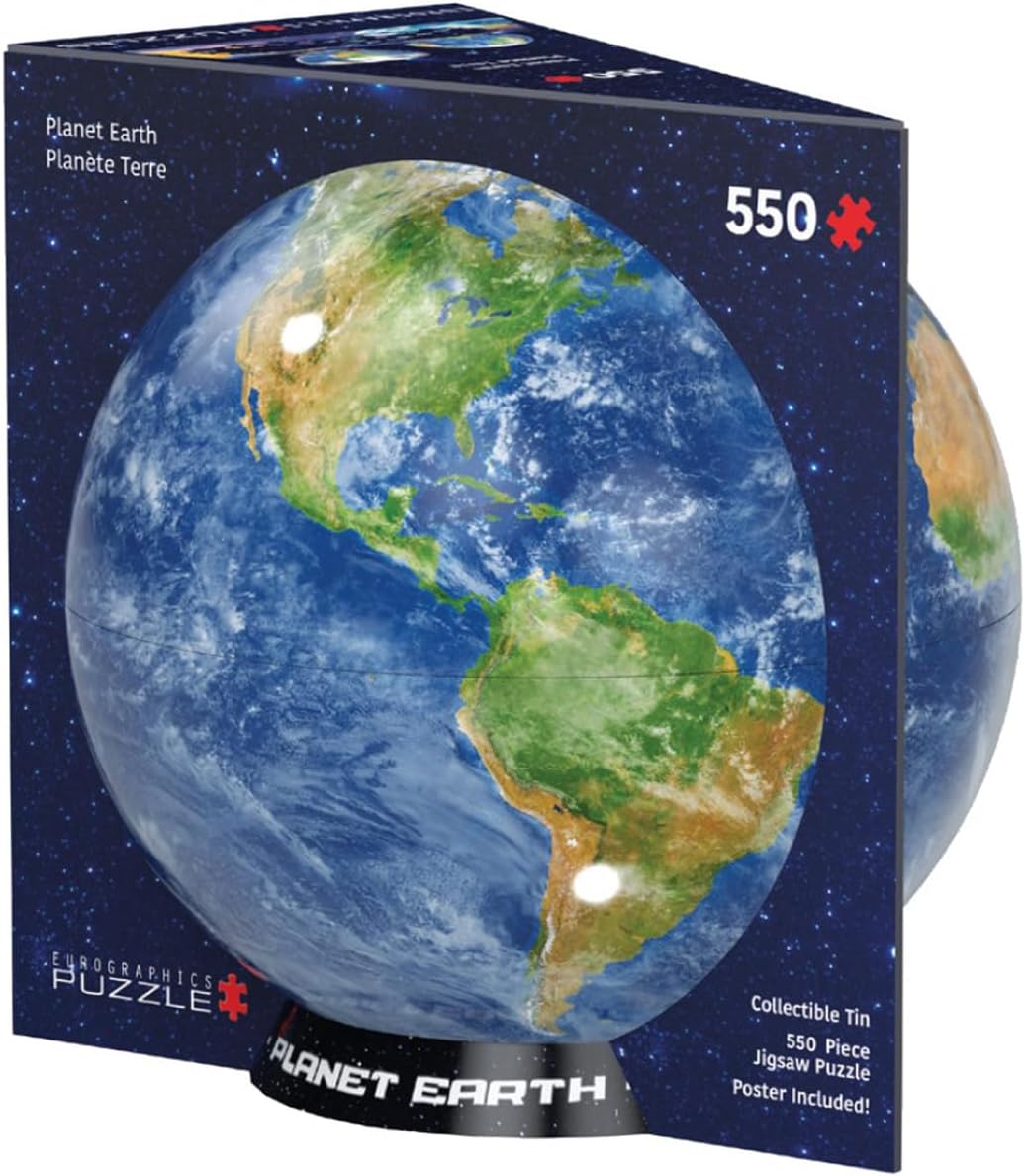 Eurographics Planet Earth 500 Piece Puzzle in Tin