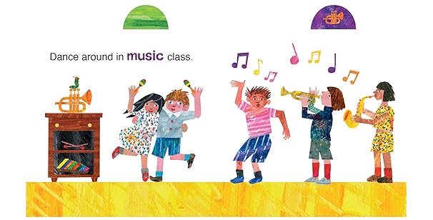 A Day at School with The Very Hungry Caterpillar: A Tabbed Board Book