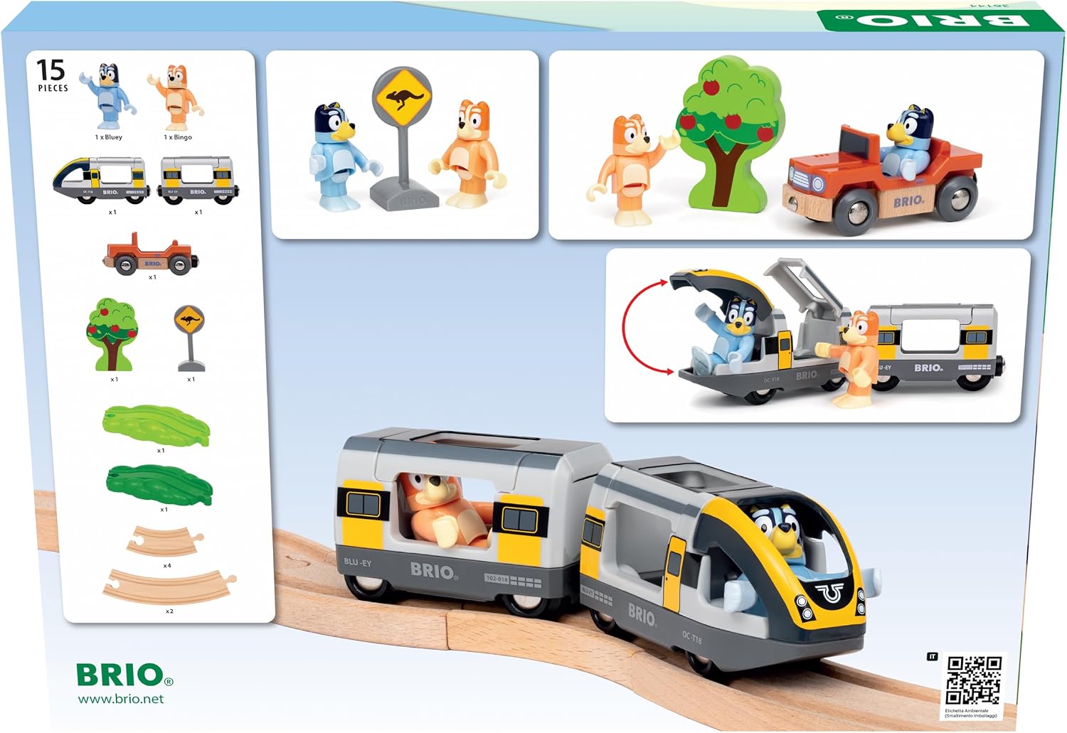 Brio Bluey Train Set