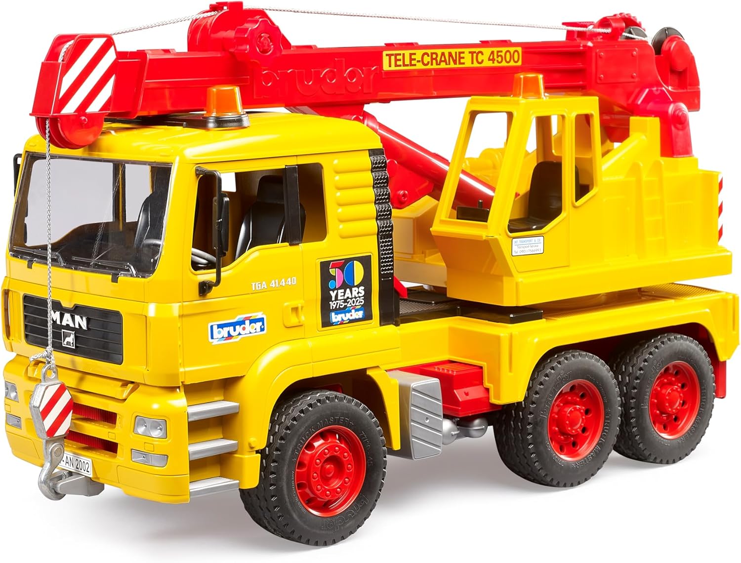 Bruder 50 Years Special Edition MAN TGA Crane Truck