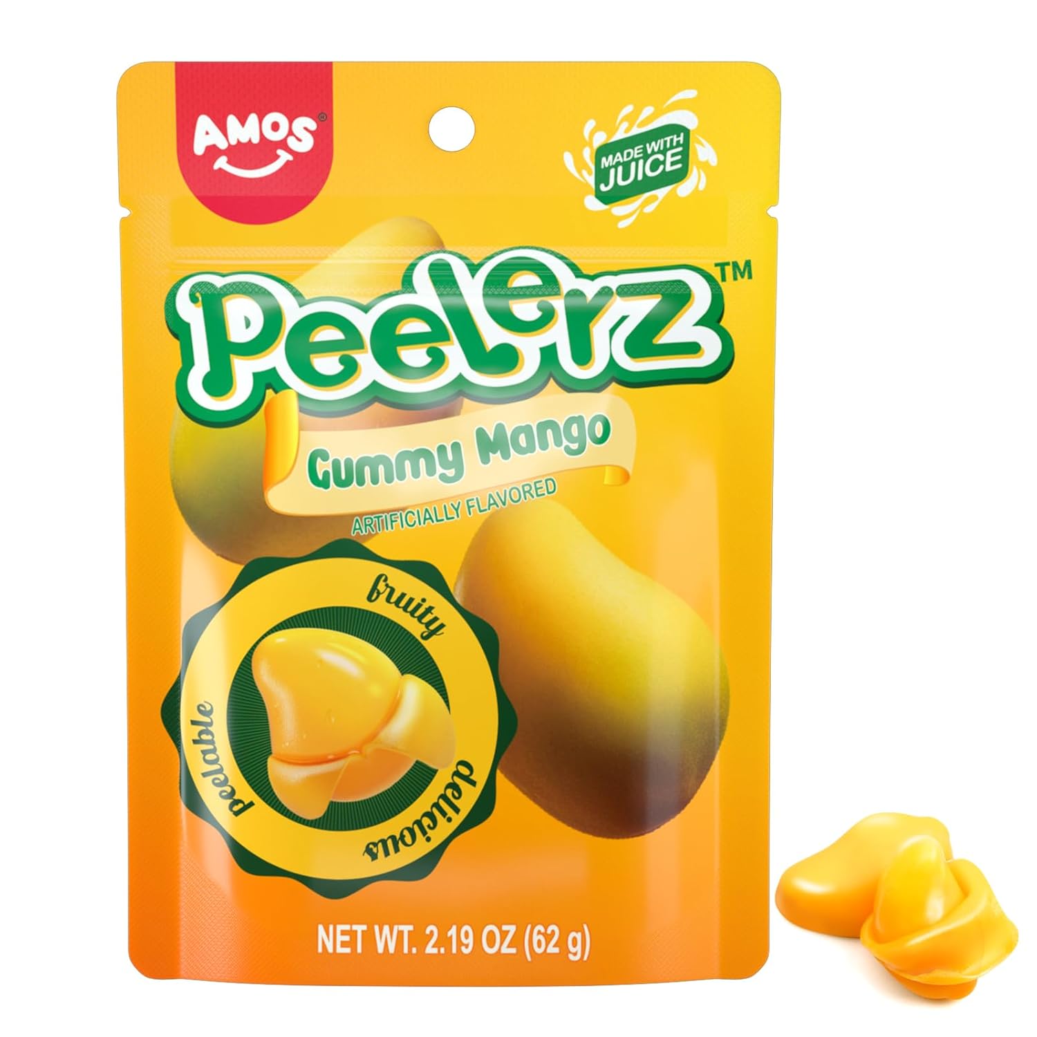 Peelerz® Mango-Flavored Chewy Gummy Candy