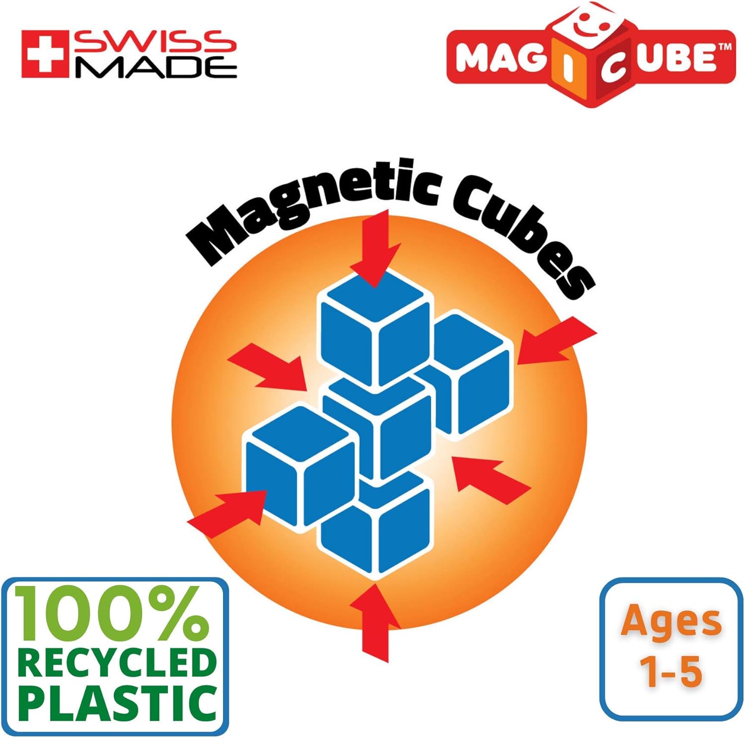 Magicube Magnetic Building Blocks - Set of 64