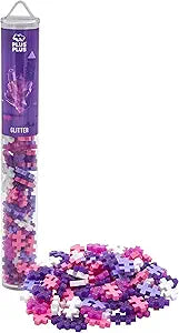 PLUS PLUS Glitter 70 Piece Mini Maker Tube