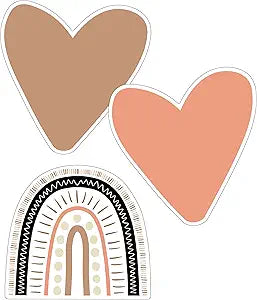 Simply Stylish Boho - Rainbows & Hearts Cut Outs