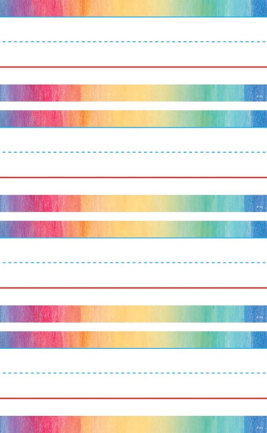 Watercolor Word Strips