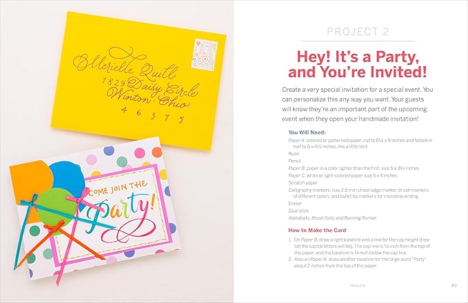 Modern Calligraphy For Kids