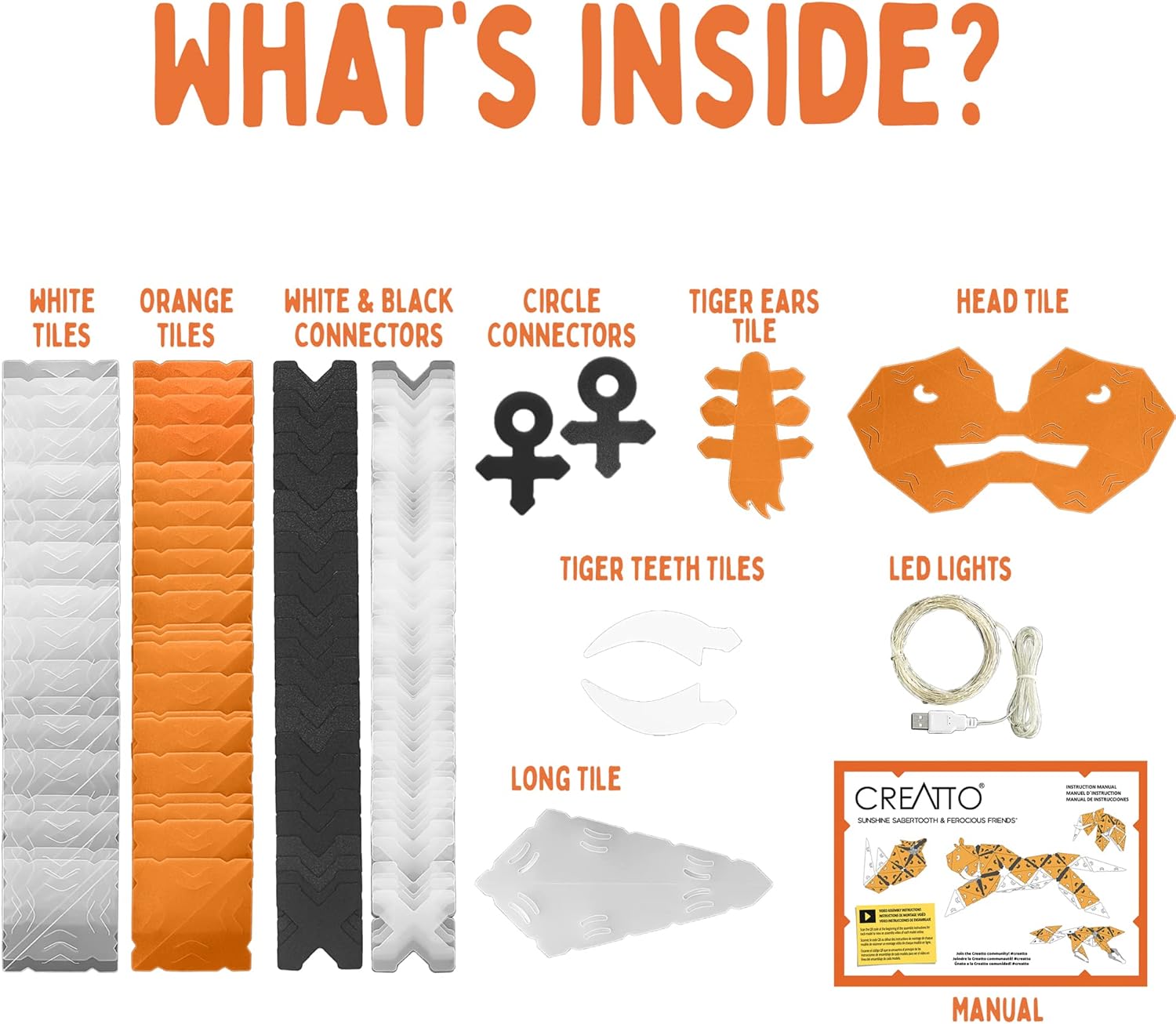 Creatto Sunshine Sabertooth & Ferocious Friends